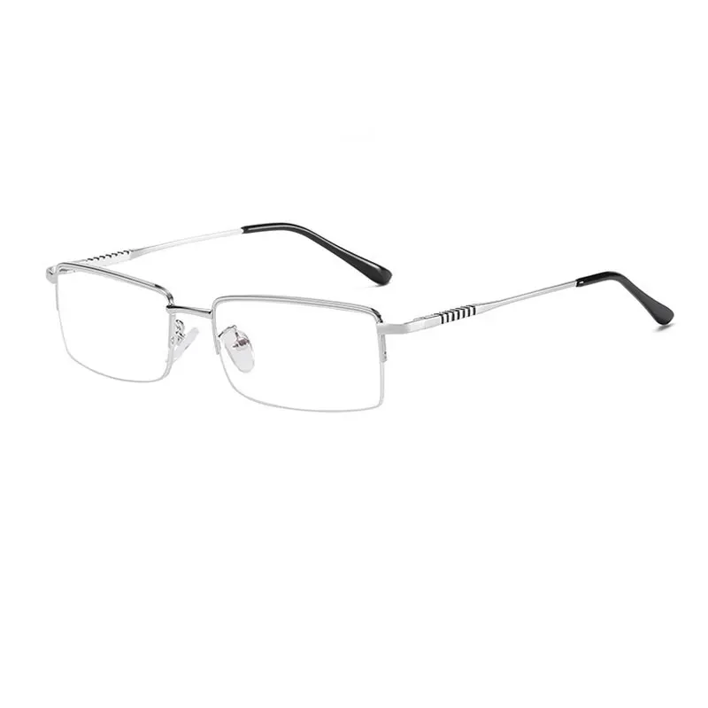 Бизнес Половина очки без оправы для мужчин и женщин Оптические с медицинские по