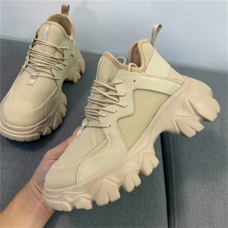 Новинка 2019 года женские кроссовки на толстой подошве женская повседневная обувь