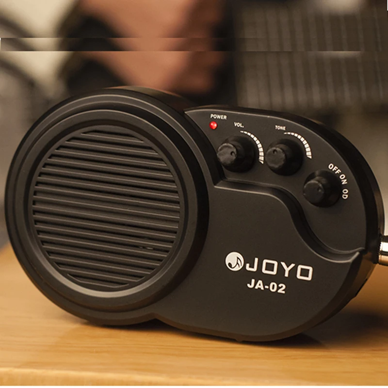Мини усилитель для гитары JOYO JA02 Amp 3 Вт MP3 вход с чистым и искажением аксессуары