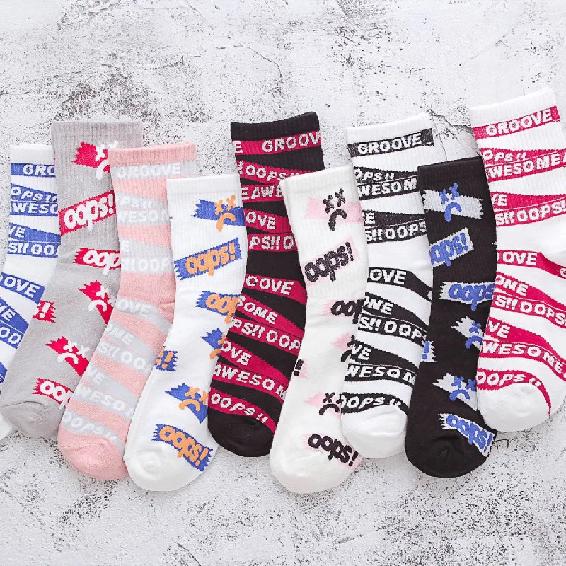 Корейский креативные милые прилив Носки Хлопковые женские носки без пятки