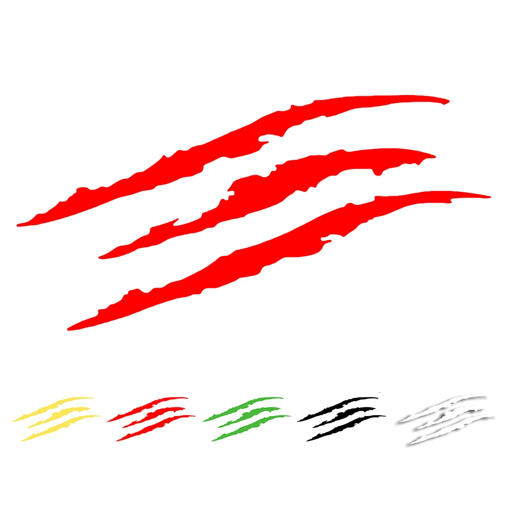 40 см * 12 классная Автомобильная наклейка светоотражающая монстра царапины полоса