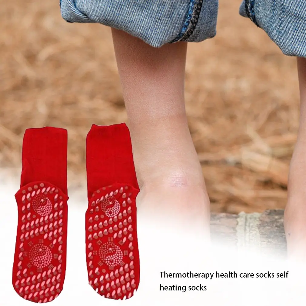 

Sports Magnetic Therapy Wear Resistant Fatigue Relieve Health Care Stimulate Adult Socks Tourmaline Self Heating Washable Soft