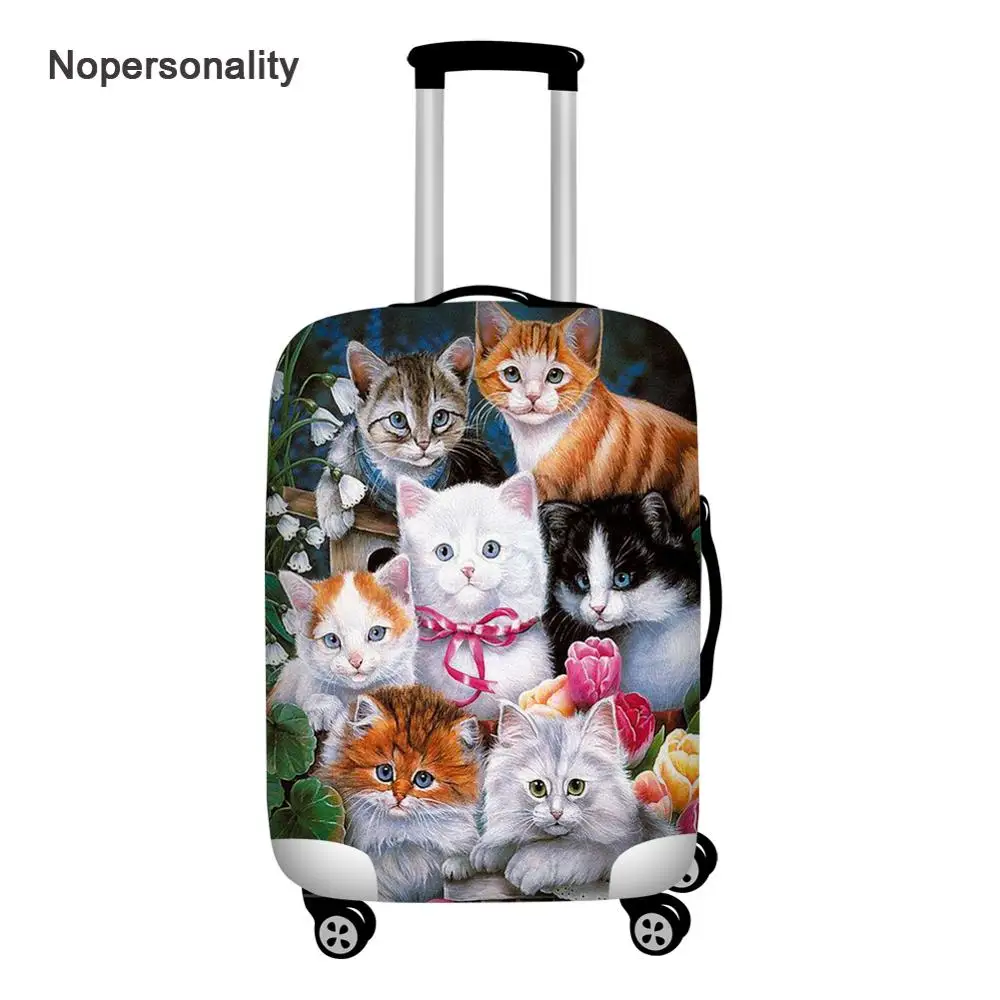 Чехол Nopersonality на колесиках чехол пылезащитный эластичный с кошачьим принтом для
