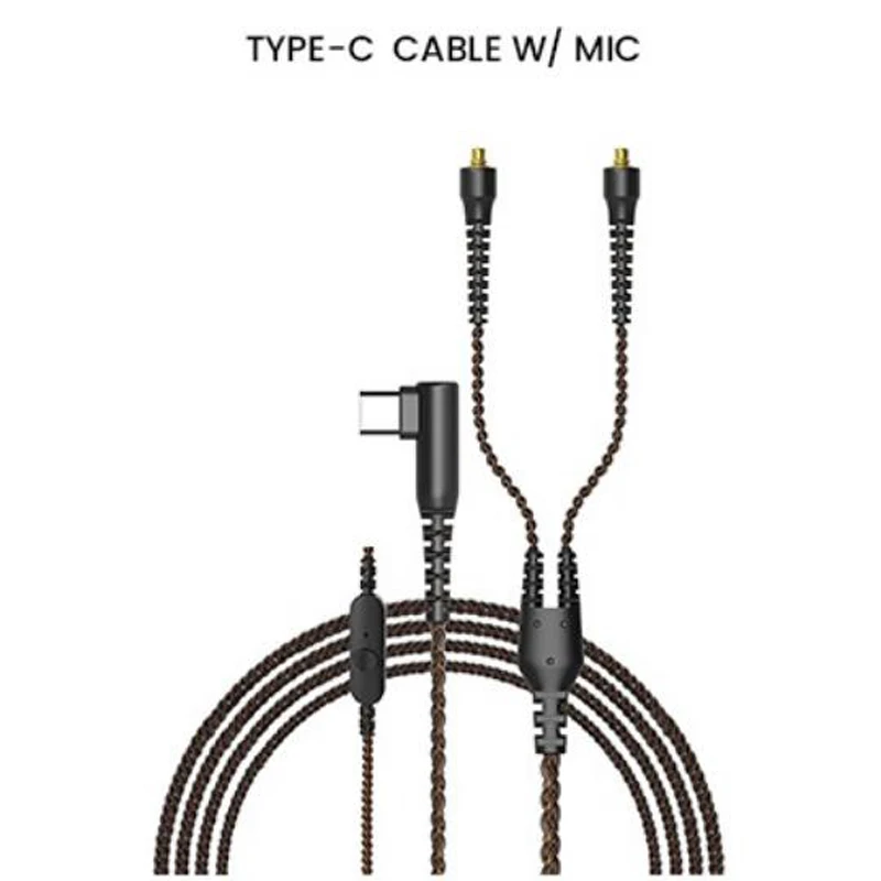 Type C cable PLEXTONE DX6 Спортивные наушники Bluetooth 5,0 наушники с отсоединяемым кабелем типа C проводные наушники-вкладыши со стерео басами для samsung Iphone - Цвет: Type C cable