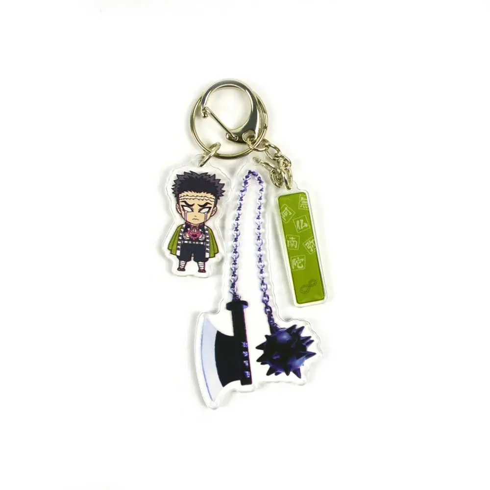 Акриловый брелок для ключей с изображением аниме рассекающий демонов|Брелоки| |