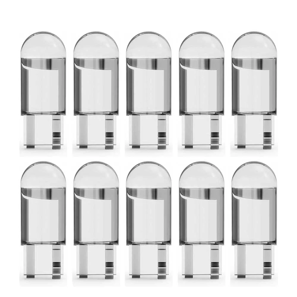 

DC 12V 10x T10 501 Led автомобильный боковой свет COB светильник s Dome Light подсветсветильник номерного знака