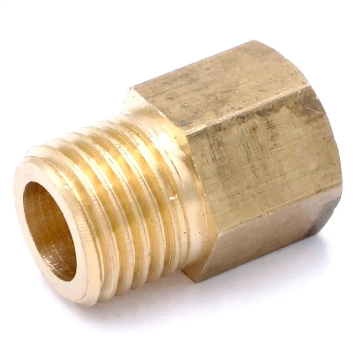 Латунный редуктор с шестигранной головкой m12x1 5 мм внутренней резьбой на наружную