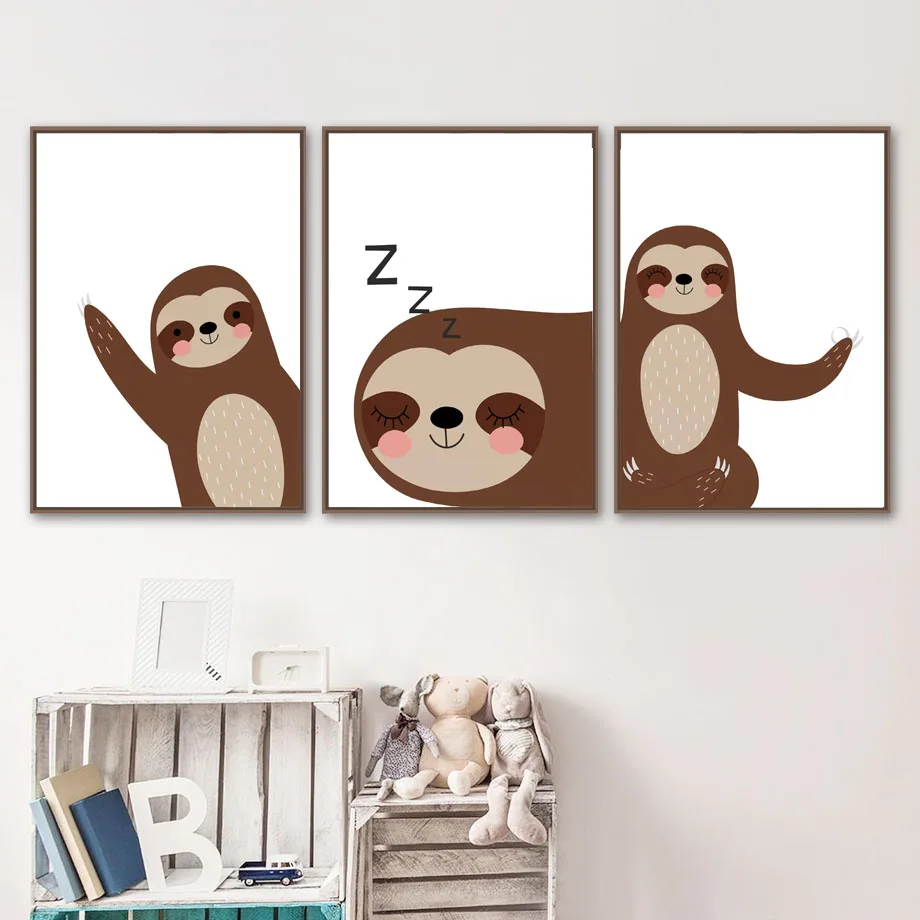 Настенная картина для скейтборда с изображением ленивецких деревьев и