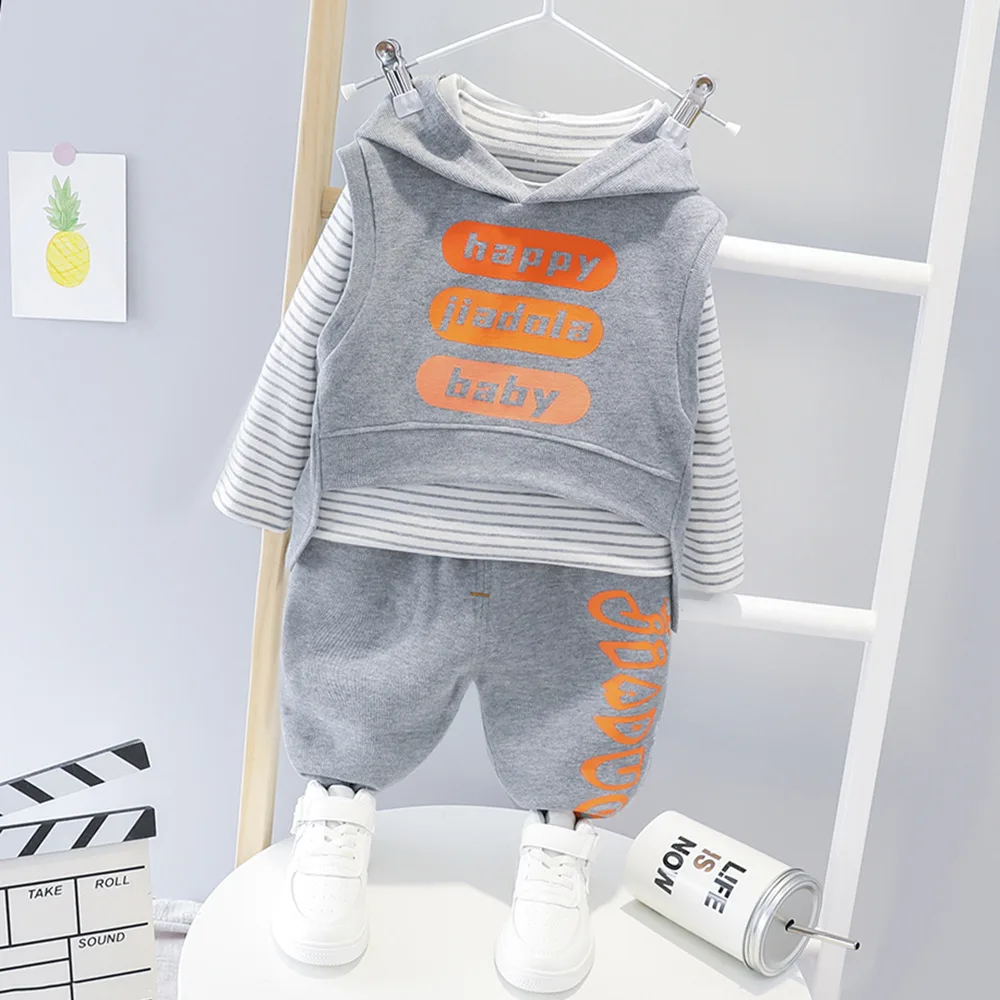 

Baby Boy Clothes Set Fashion Casual Sweater Suit 2-Piece Toddler Fall Clothes