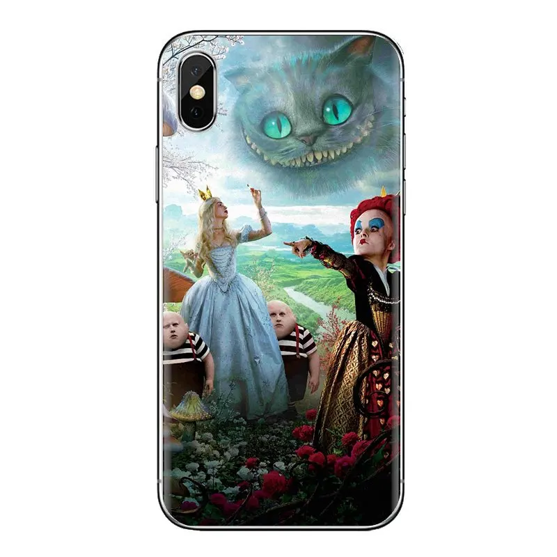 For Xiaomi Mi3 Samsung A10 A30 A40 A50 A60 A70 Galaxy S2 Note 2 Grand Core Prime Transparent Soft Shell Case Alice in Wonderland |