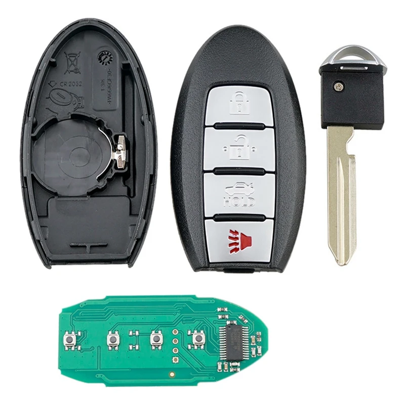 Интеллектуальный Автомобильный ключ дистанционного управления 4 кнопки 43 Гц