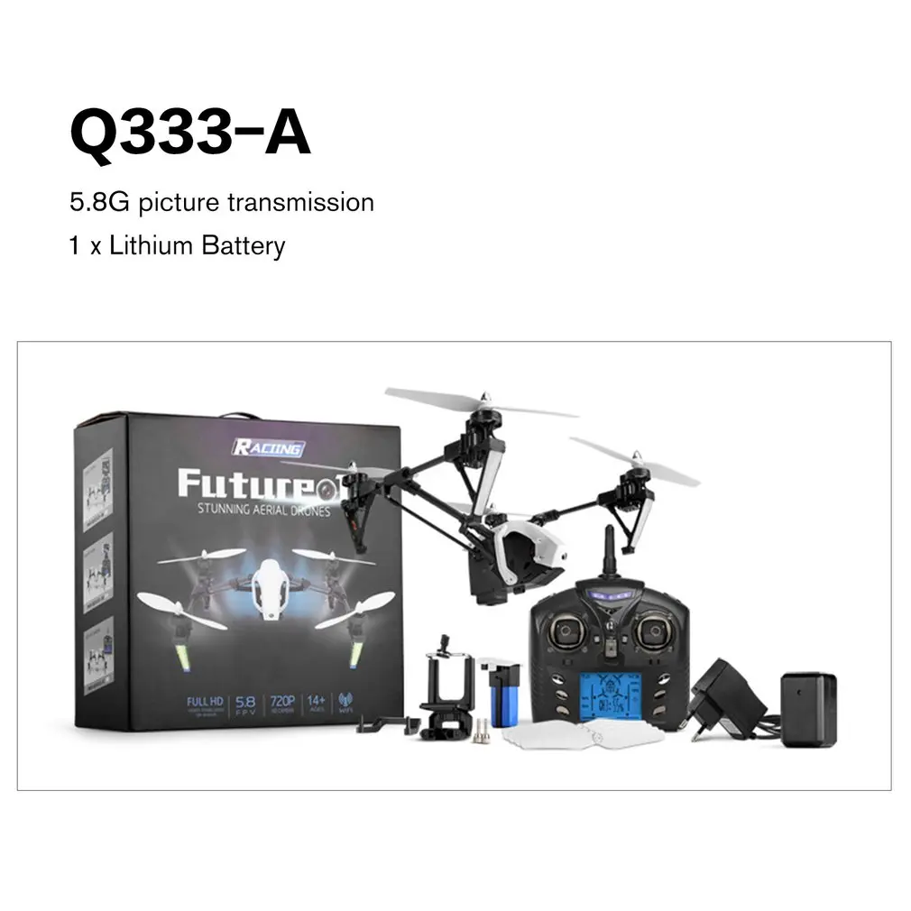 Wltoys Q333 Drone Three-stage Deformation Aerial Four-axis Aircraft Real-time Image Transmission Drone FPV RC Helicopter