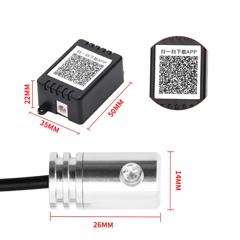 

5 in 1 6.2M Sound Active EL Neon Strip Light RGB LED Car Interior Light Multicolor Bluetooth Phone Control Atmosphere Light 12V