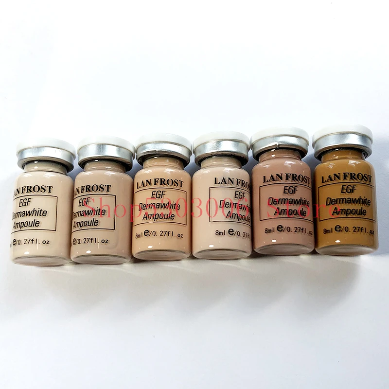 8 мл брендовый белый BB крем светящаяся сыворотка ампула с добавлением тона