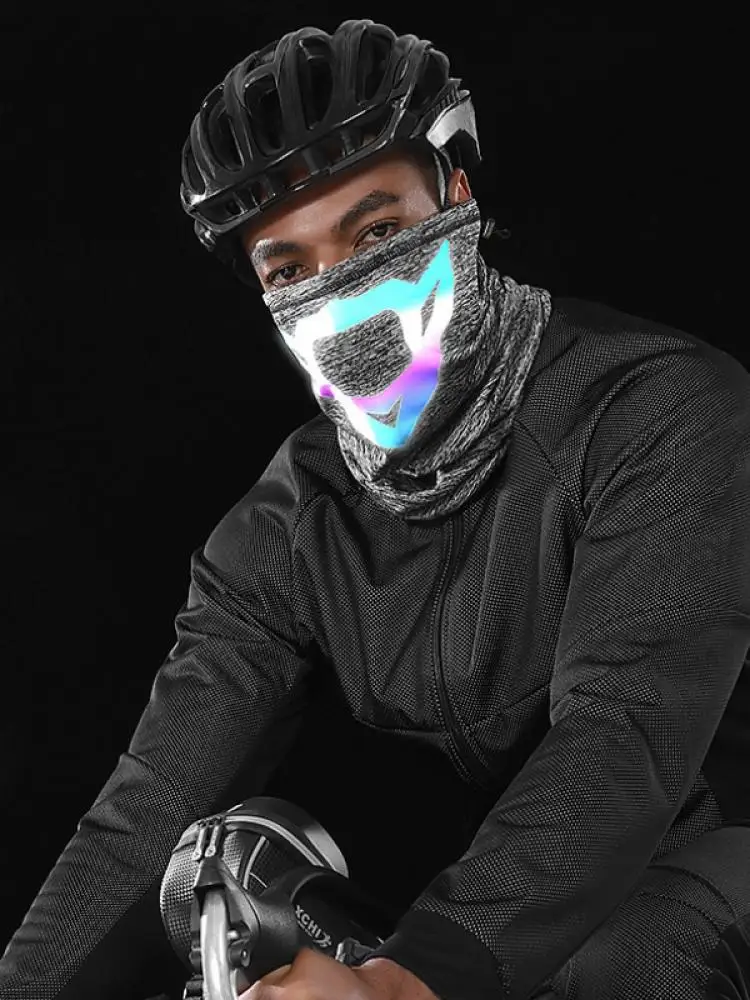 

Autumn And Winter Men And Women Outdoor Riding Warm Mask Bib Waterproof Windproof Reflective Self-Heating Headscarf Collar