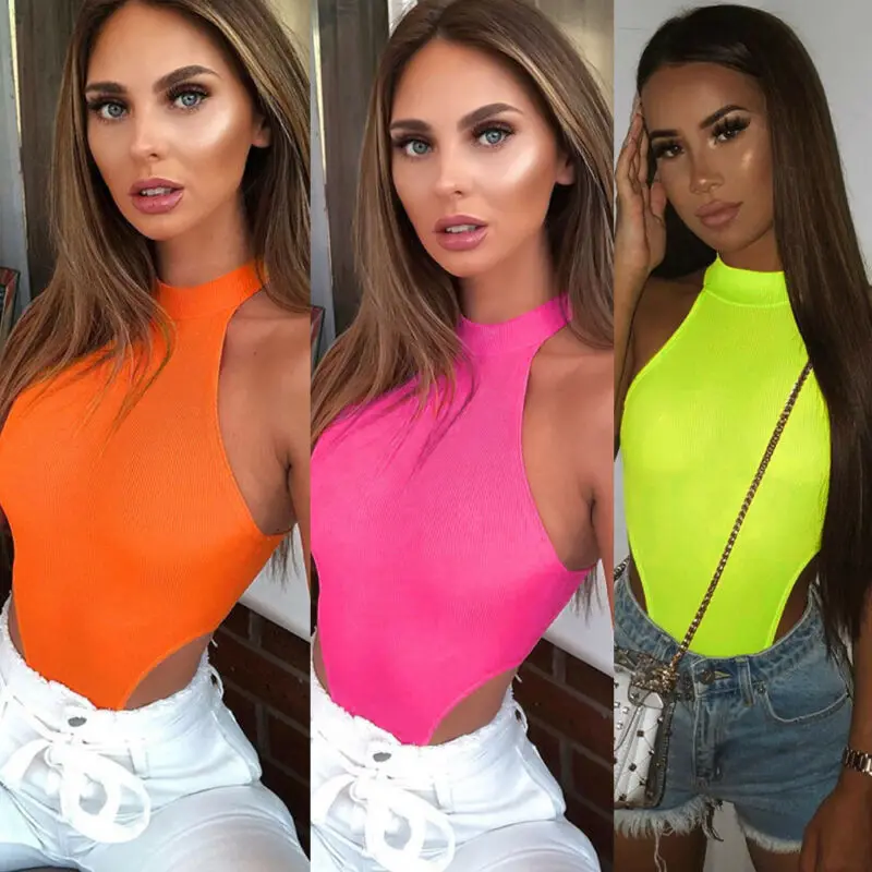 Красивая одежда Модный женский сексуальный комбинезон топы укороченный без