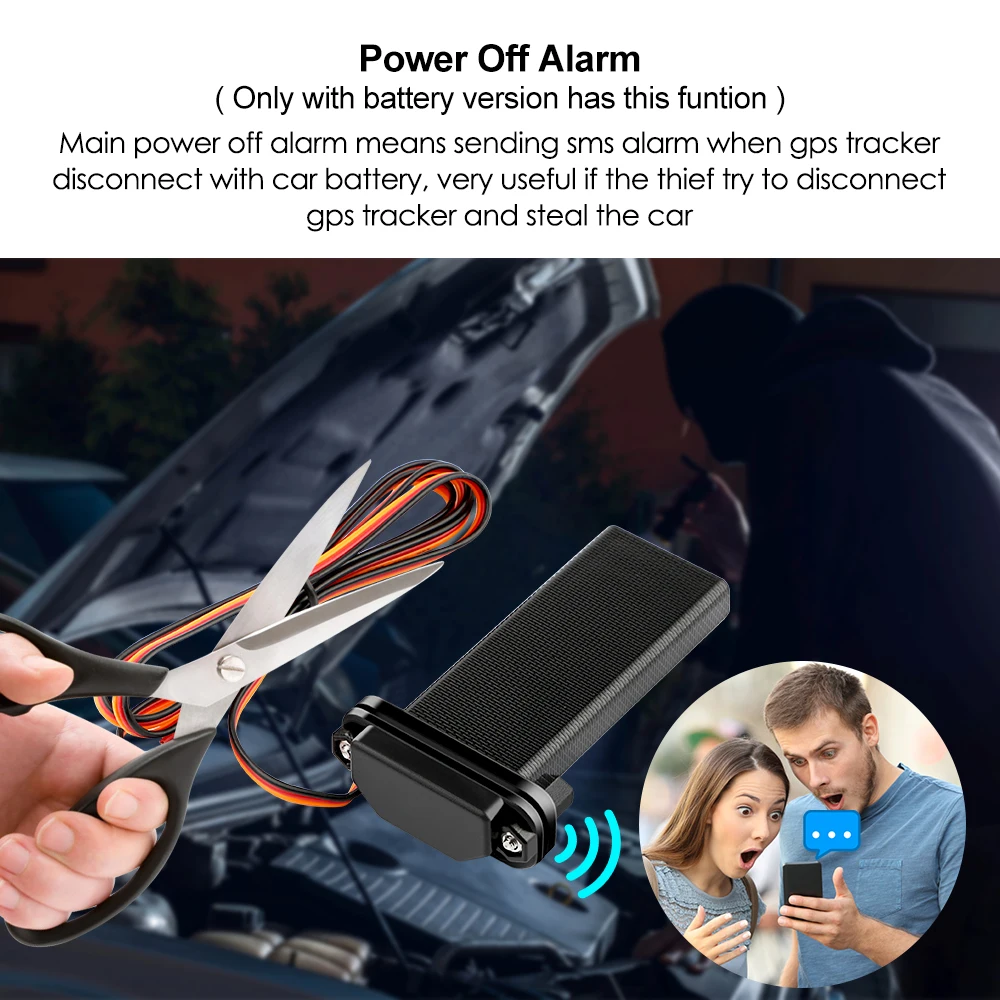 Автомобильный GPS-трекер встроенный аккумулятор 370 мАч мини-GPS водонепроницаемый