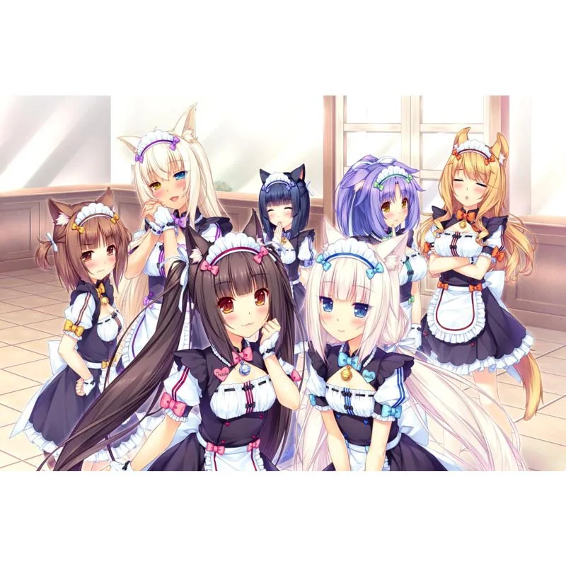 Аниме постеры NEKOPARA на заказ печать Настенная картина для гостиной украшение