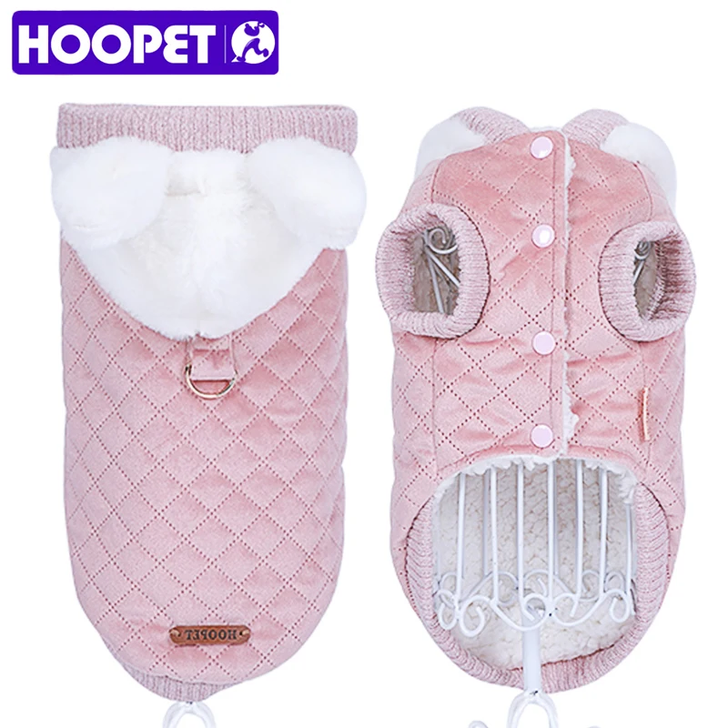 Теплая одежда для кошек HOOPET, зимняя куртка для питомцев, щенков, котят, пальто, толстовки для маленьких и средних собак, кошек, чихуахуа, одежда, костюм