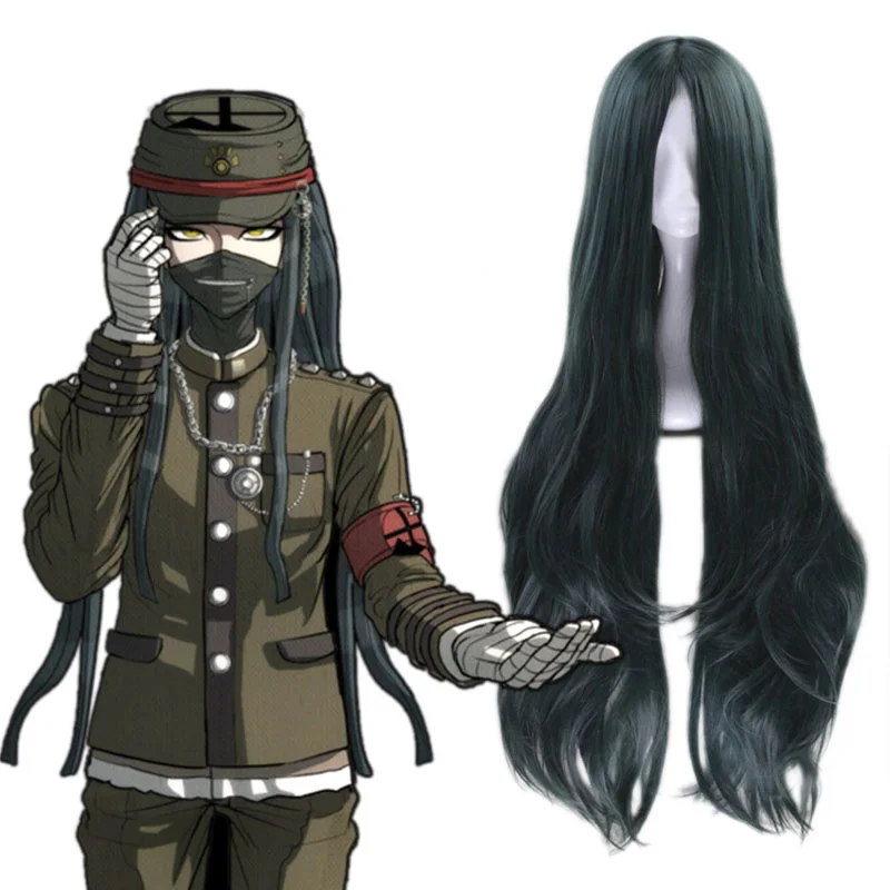 Wig Аниме данганронпа V3: Killing Harmony Korekiyo Shinguji костюм для костюмированной игры, для Хэллоуина вечерние полный комплект - Цвет: Wig