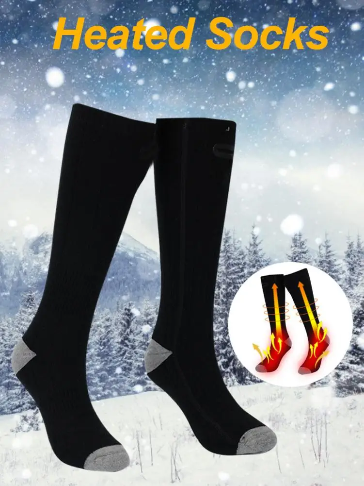 

3.7V 4500 MAh Electric Heating Socks 3 Temperature Levels For Winter Rechargeable Foot Warmers Thermal Socks Electric Socks
