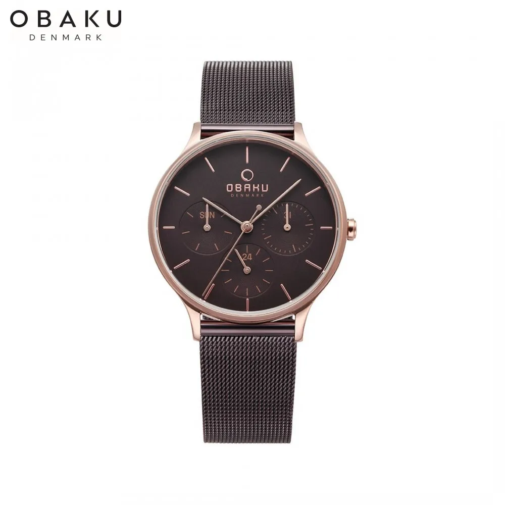 Наручные часы Obaku V212LMVNMN женские кварцевые на браслете|Женские наручные часы| |