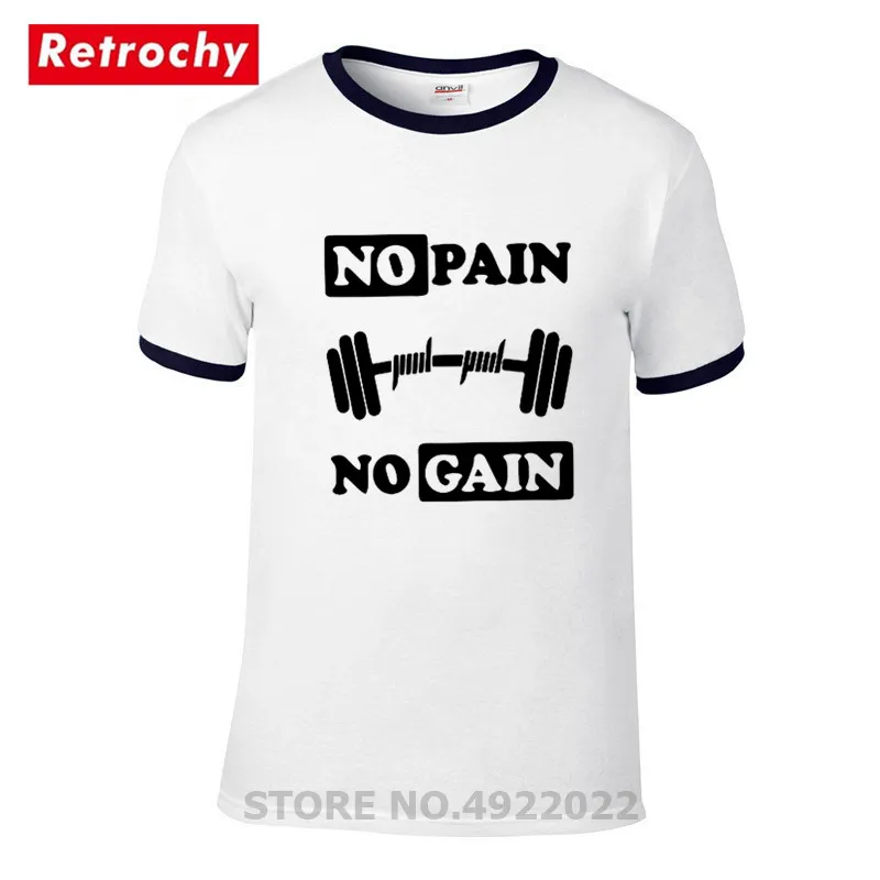 Футболка без боли усиления для тяжелой атлетики тренажерного зала бодибилдинга