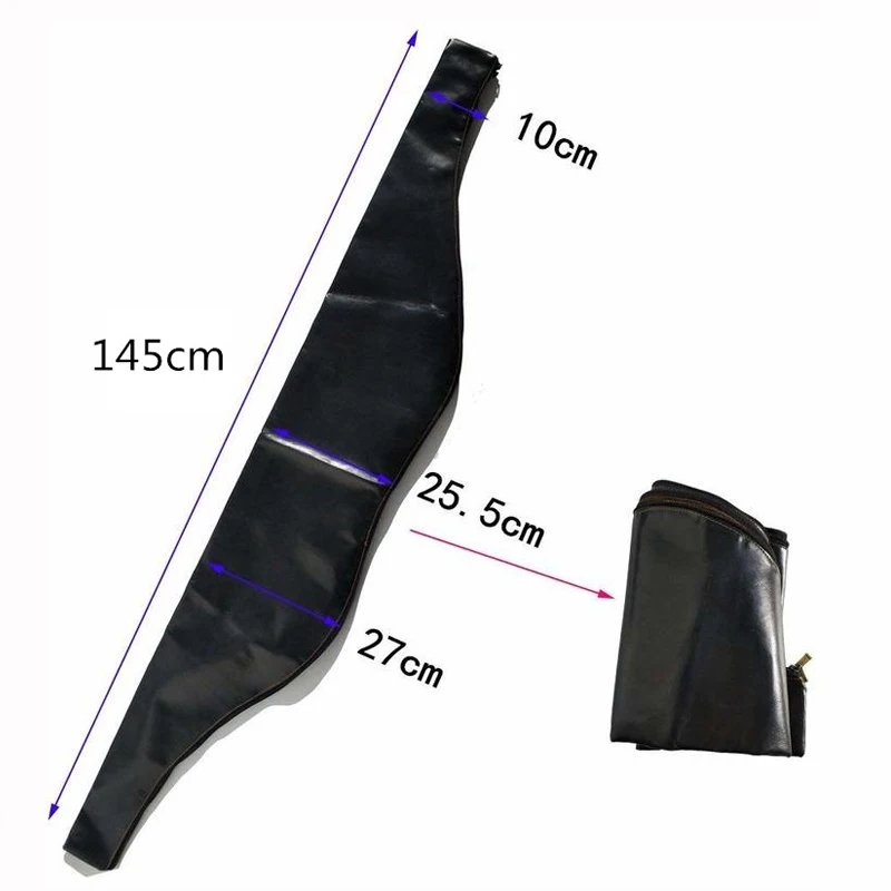 

PU Leather Bow Bag Traditional Bow Pocket Waterproof Fit Longbow Recurve Bow Case Quiver for Archery Hunting Shooting