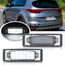 2pcs Led License Number Plate Light For Kia Sportage 2011 2012 2013 2014 2015 2016 2017 2018 2019 2020 Canbus Error Free Lamps