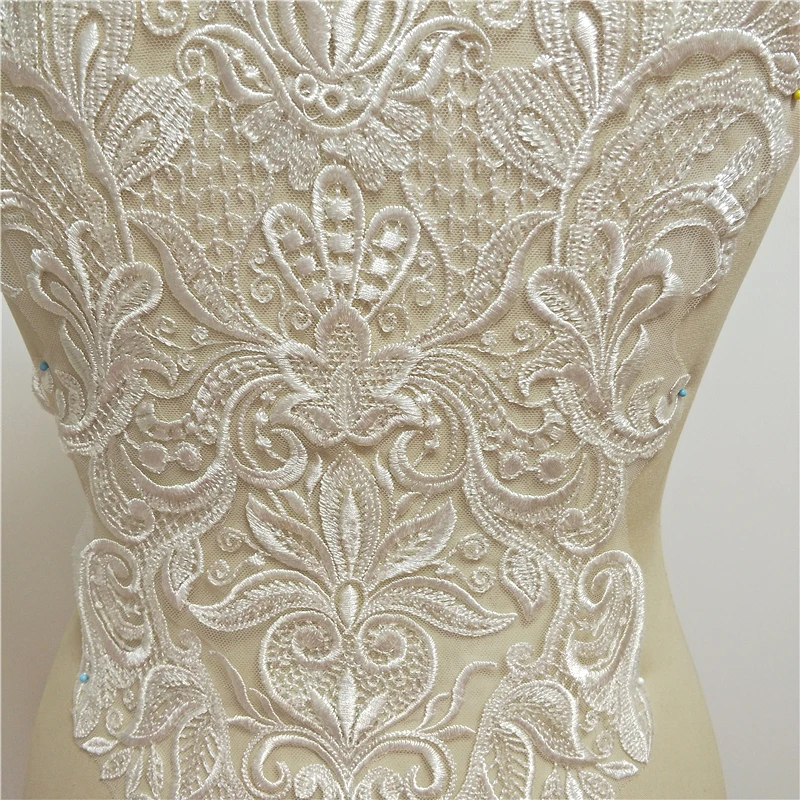 

large flowers appliuqe Sweetheart embroidery lace appliques Patch bridal dreses DIY lace pieces