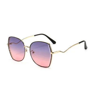 

Vintage Sunglasses For Women Big-Framed Sunglasses Fashion Personality Street Photography Japanese And Korean Style 2021 New