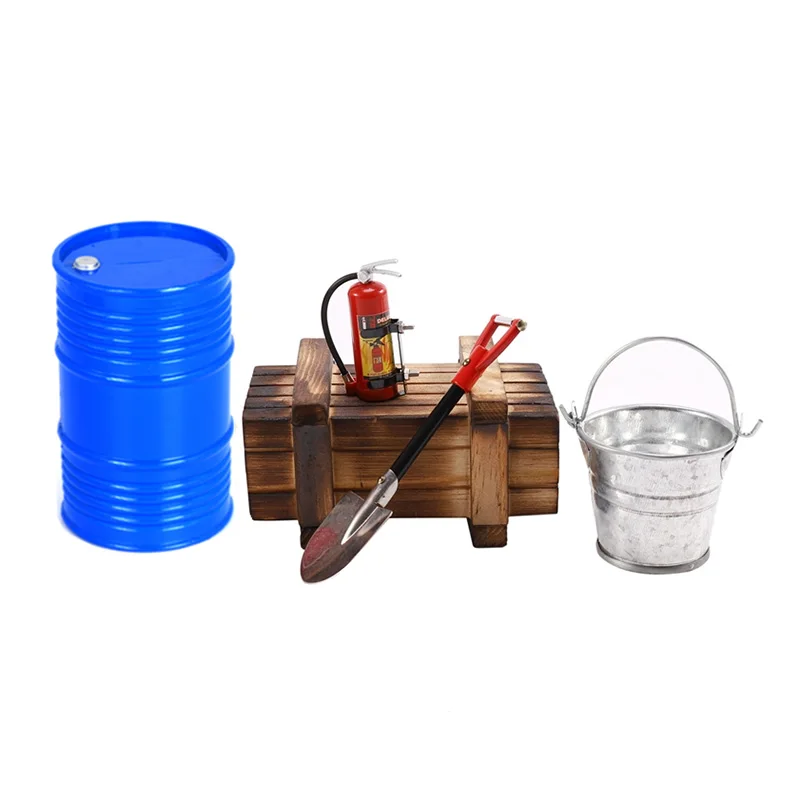 5 шт. RC Гусеничный автомобиль имитация украшения Огнетушитель масляный барабан