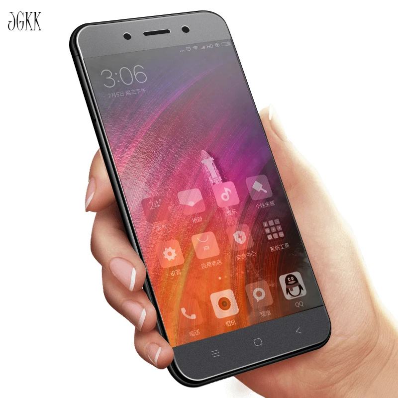 Матовое стекло JGKK 9H для Xiaomi Redmi 4X 4A закаленное без отпечатков пальцев Защита