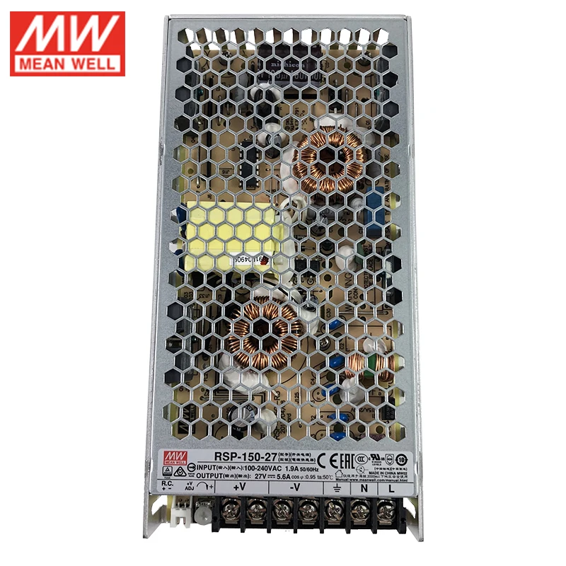 MEAN WELL RSP 150 27 импульсный источник питания 110 В/220 В переменного тока на постоянного