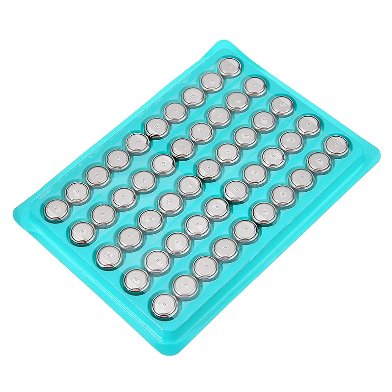 50 штук ячейки батарейка для часов LR44 AG13 L1154 357 SR44 1 5 В щелочные батареи