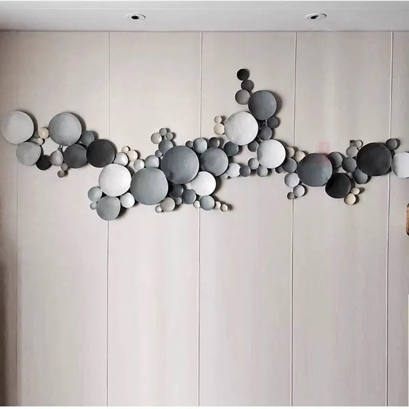 Современный металл Кованое железо настенный лотос лист лотоса креативное