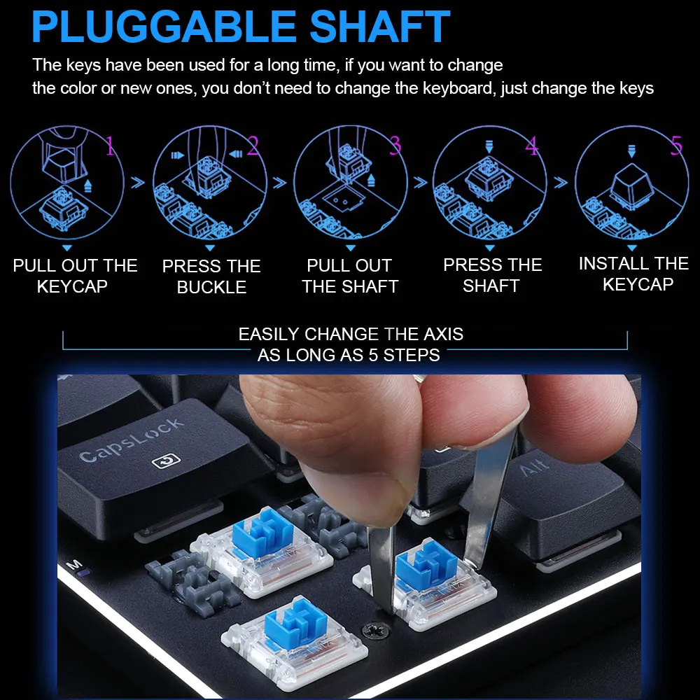 Redragon Elise K615P супертонкая Механическая игровая клавиатура RGB с поддержкой Bluetooth