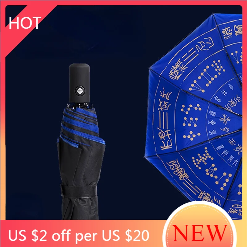 

Anti Ultraviolet Umbrella Fully Automatic Sun Protection Sunshade Folding Umbrella 28 Stars Compact Paraplu Rain Gear AG50ZS