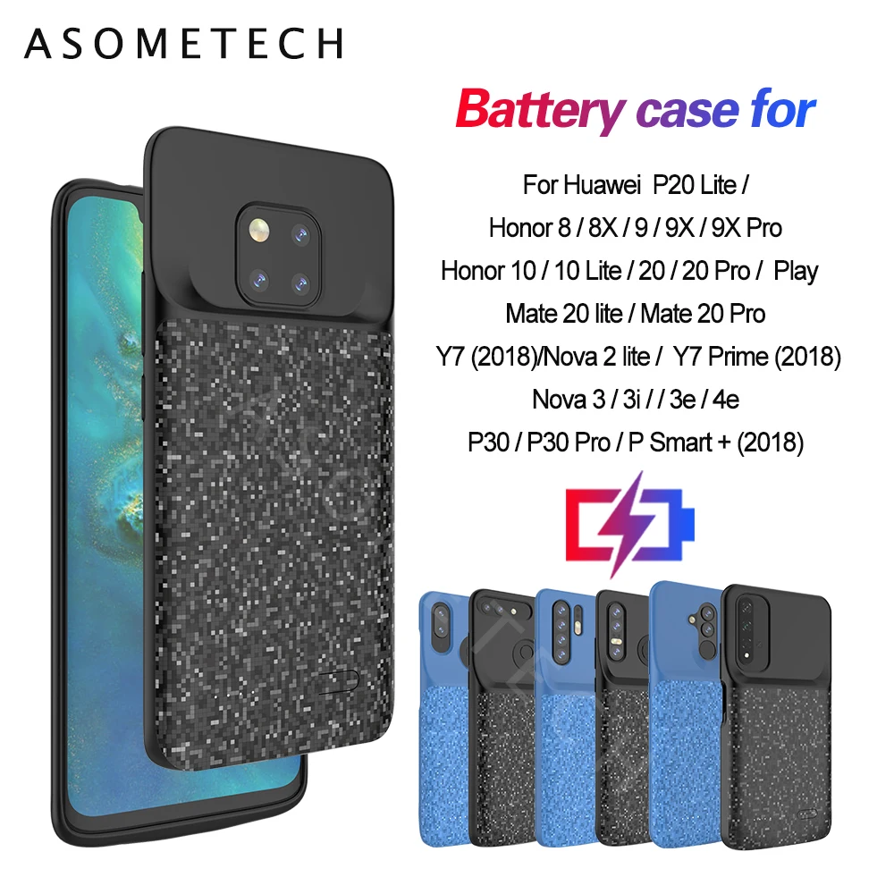 4700mAh Battery Charger Case Wireless Phone Back Cover Cases for Huawei Mate 20 Pro Nova 3i 4e Honor 8 8X 9X 10 | Мобильные телефоны