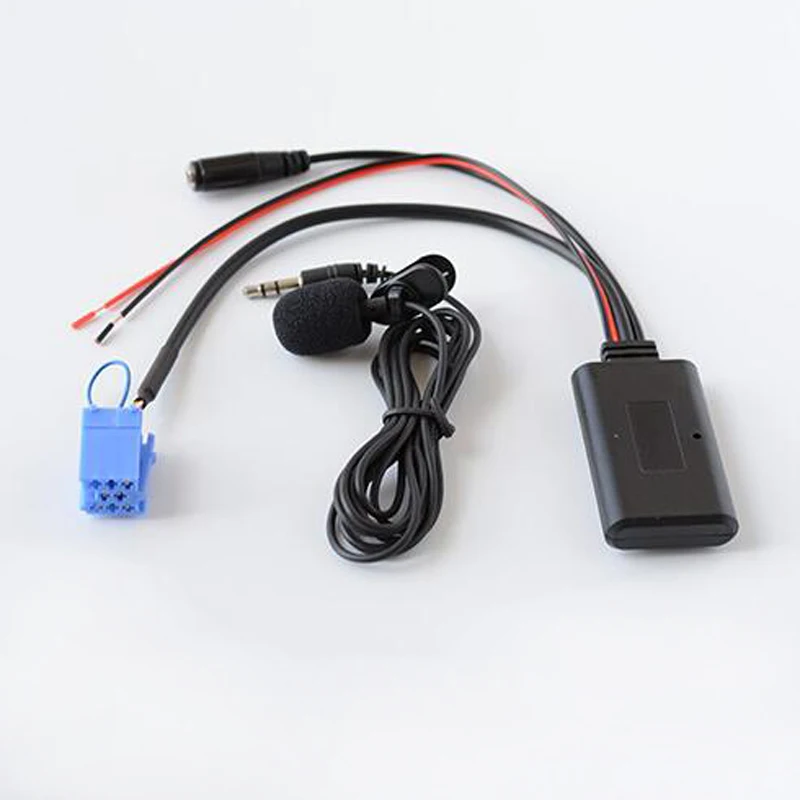 Biurlink Bluetooth Беспроводной AUX-вход Аудиокабель Микрофон Вызов Бесплатный адаптер ISO