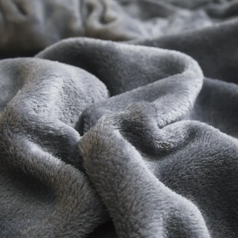 1 шт. пододеяльник Королевский размер однотонный фланелевый мягкий для зимы