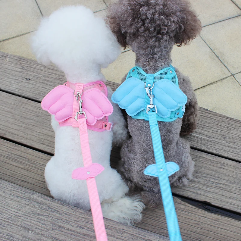 Сетчатый ошейник для домашних питомцев с крыльями маленьких собак распродажа