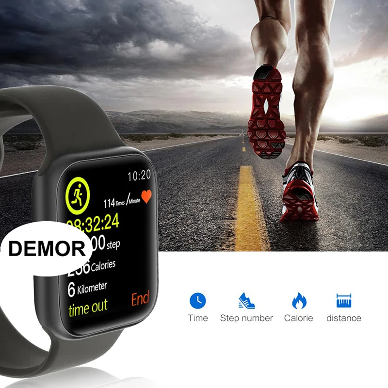 DEMOR IWO 11 gps умные часы серии 5 44 мм монитор сердечного ритма MTK2503 спортивные умные часы для Apple iOS 9 iPhone 10 X Android телефон
