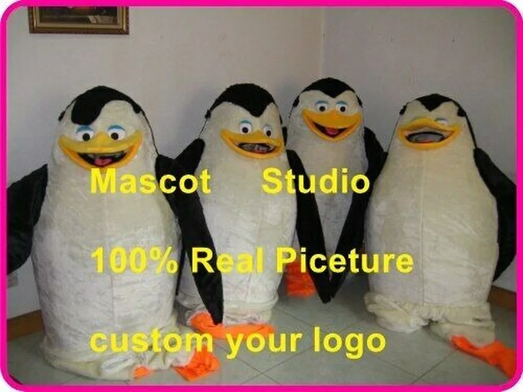 Костюм талисман в виде пингвинов костюм для косплея и вечеринки наряд Хэллоуина