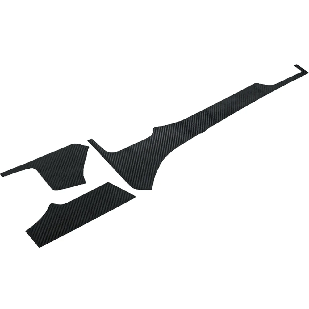 

3PCS Car Dashboard Stickers PVC Carbon Fiber Set For Tesla Model X Accessories Care Car Store