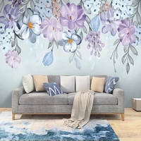 custom any size mural wallpaper nordic flower wall painting living room tv sofa bedroom background papel de parede home d%c3%a9cor