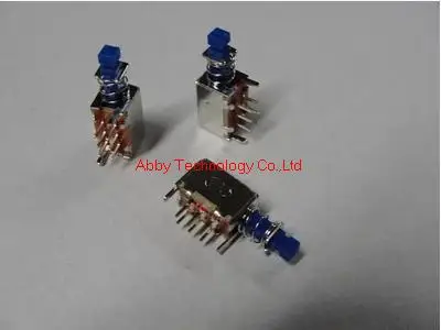 

100Pcs 3Pins 3P Micro Push Button Tactile Tact Electronic Switch With Self Lock,