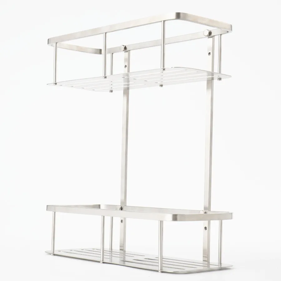 Нержавеющая сталь полки для ванной комнаты угловая вешалка из нержавеющей