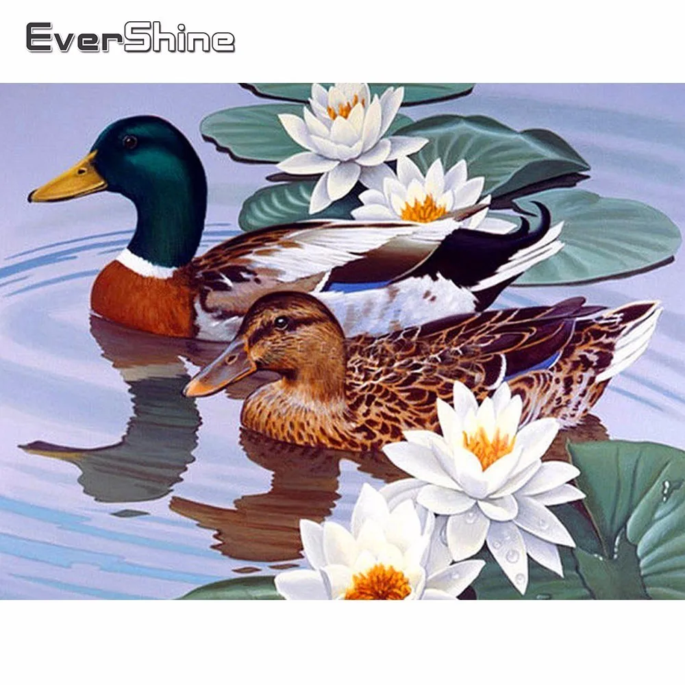 EverShine 5D Diamond Painting Full Drill Square Animals DIY Embroidery Sale Dogs Pictures Of Rhinestones Mosaic|Алмазная мозаика и