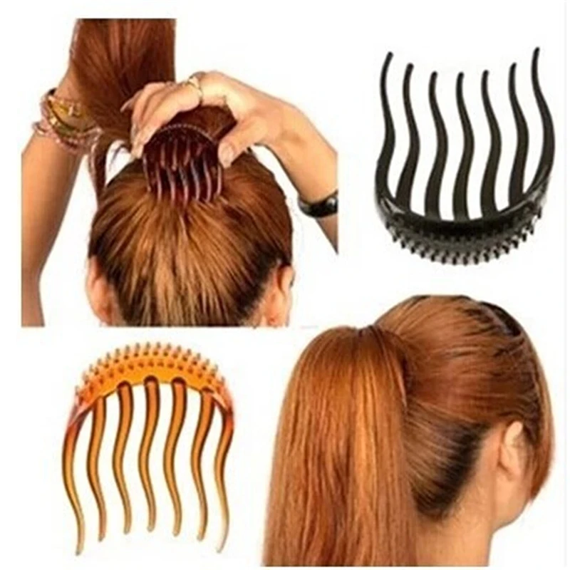 Заколка-гребень для волос женская создания объема и пушистого хвоста - купить по